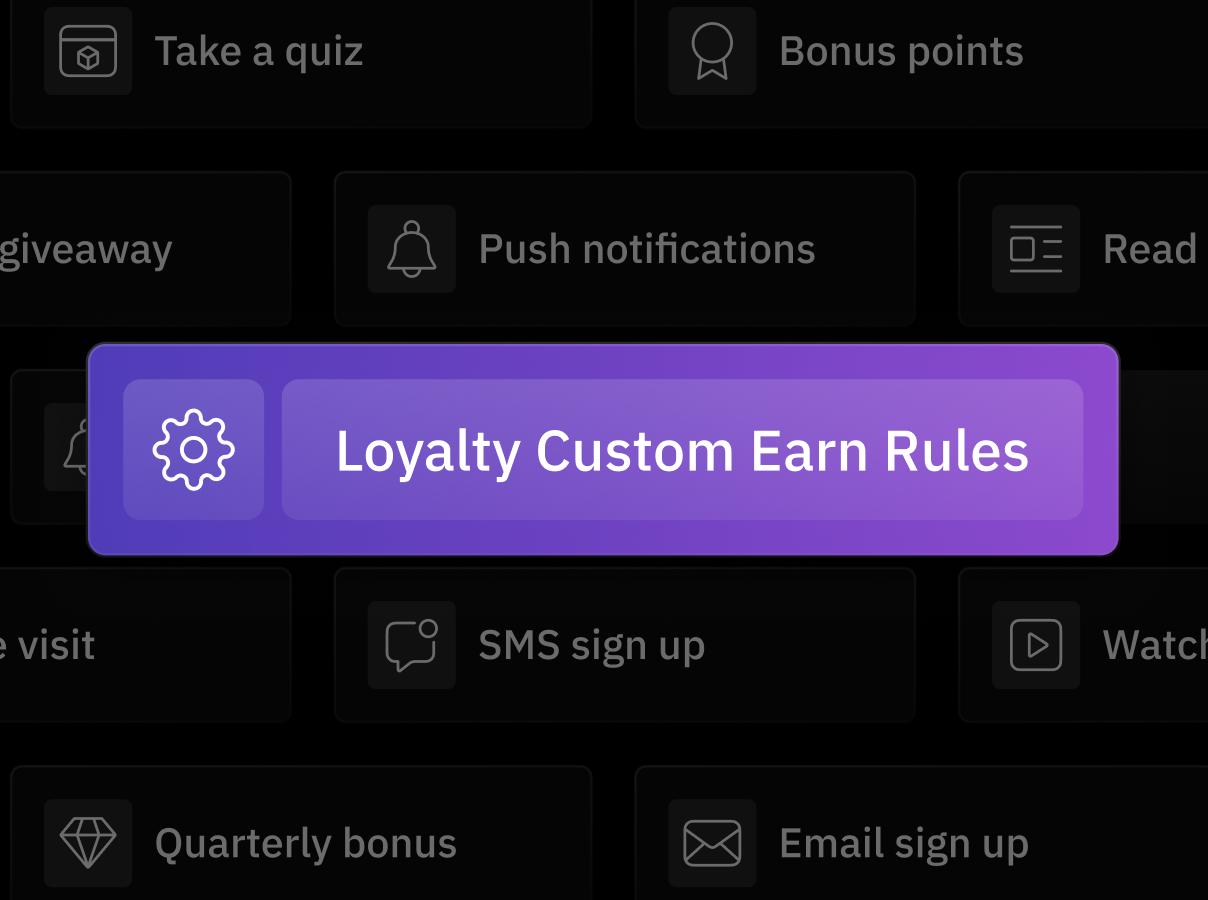 Boost loyalty program engagement with custom earn rules