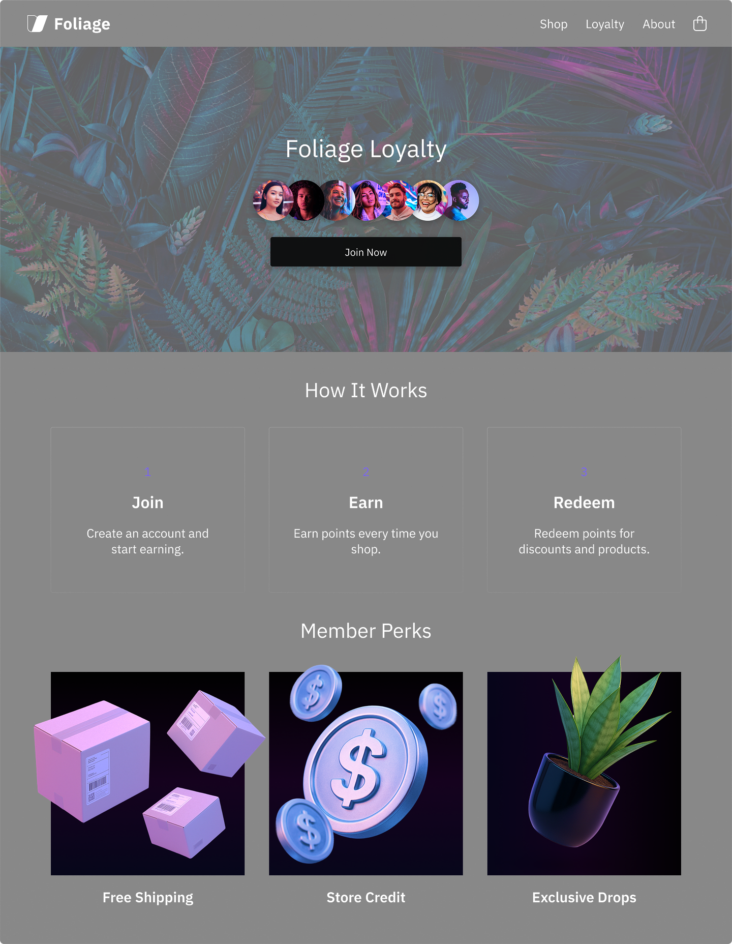 Landing Page