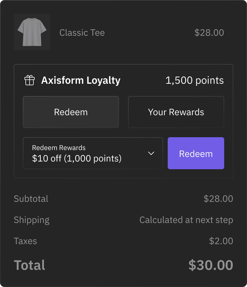 Checkout Extension
