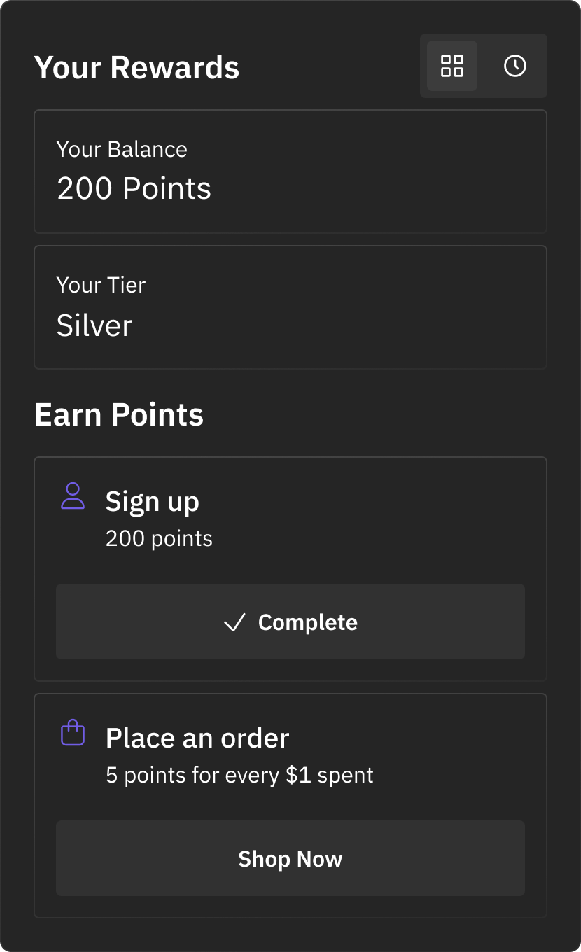Customer Account Extension