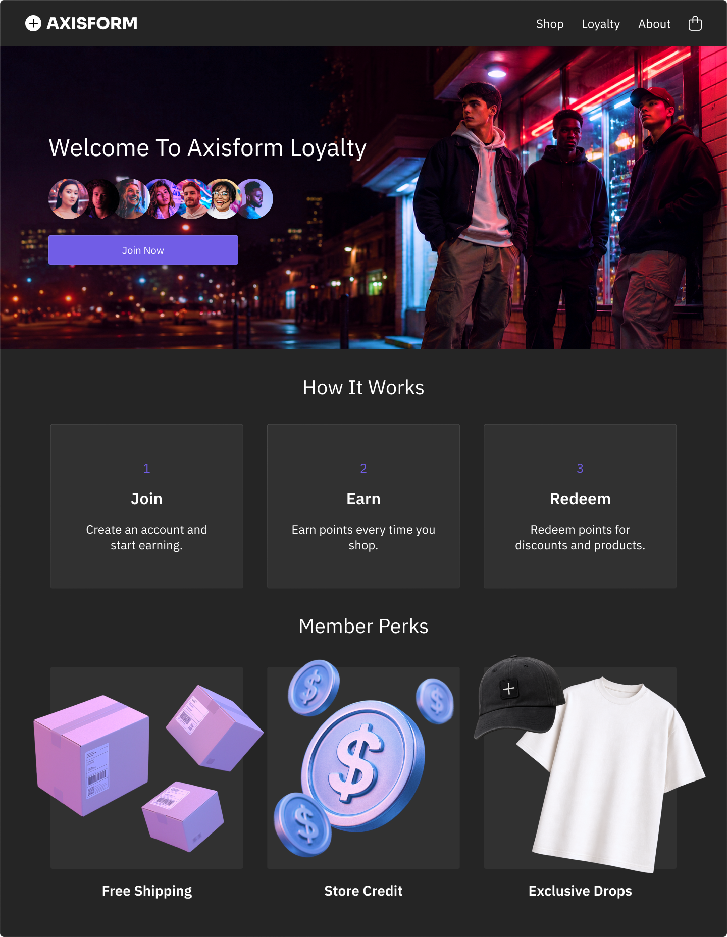 Landing Page