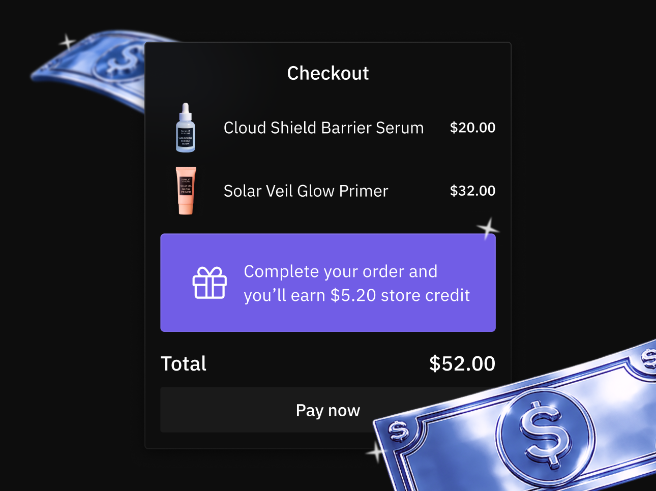 Reward customers instantly with Cash Back