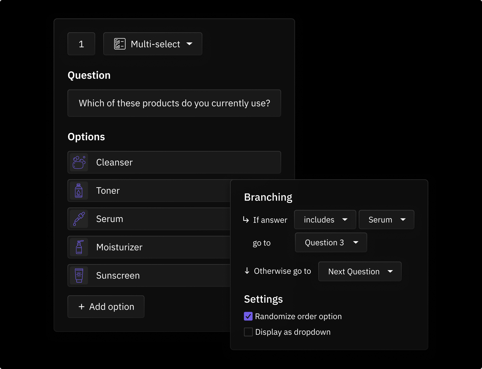 Create engaging and on-brand product quizzes