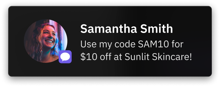 Referral code