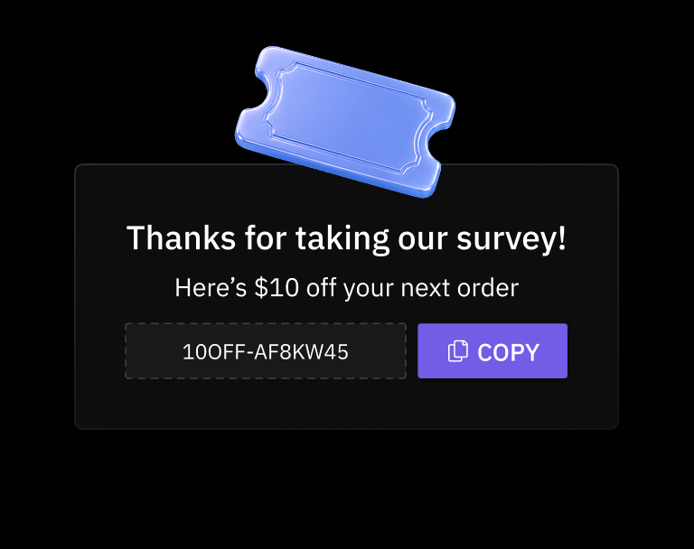 Survey rewards
